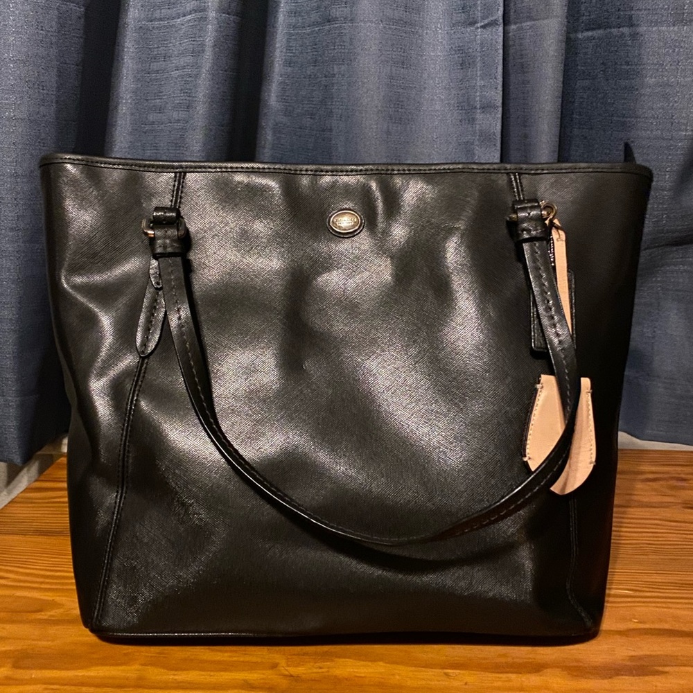 Coach Leather Tote Bag